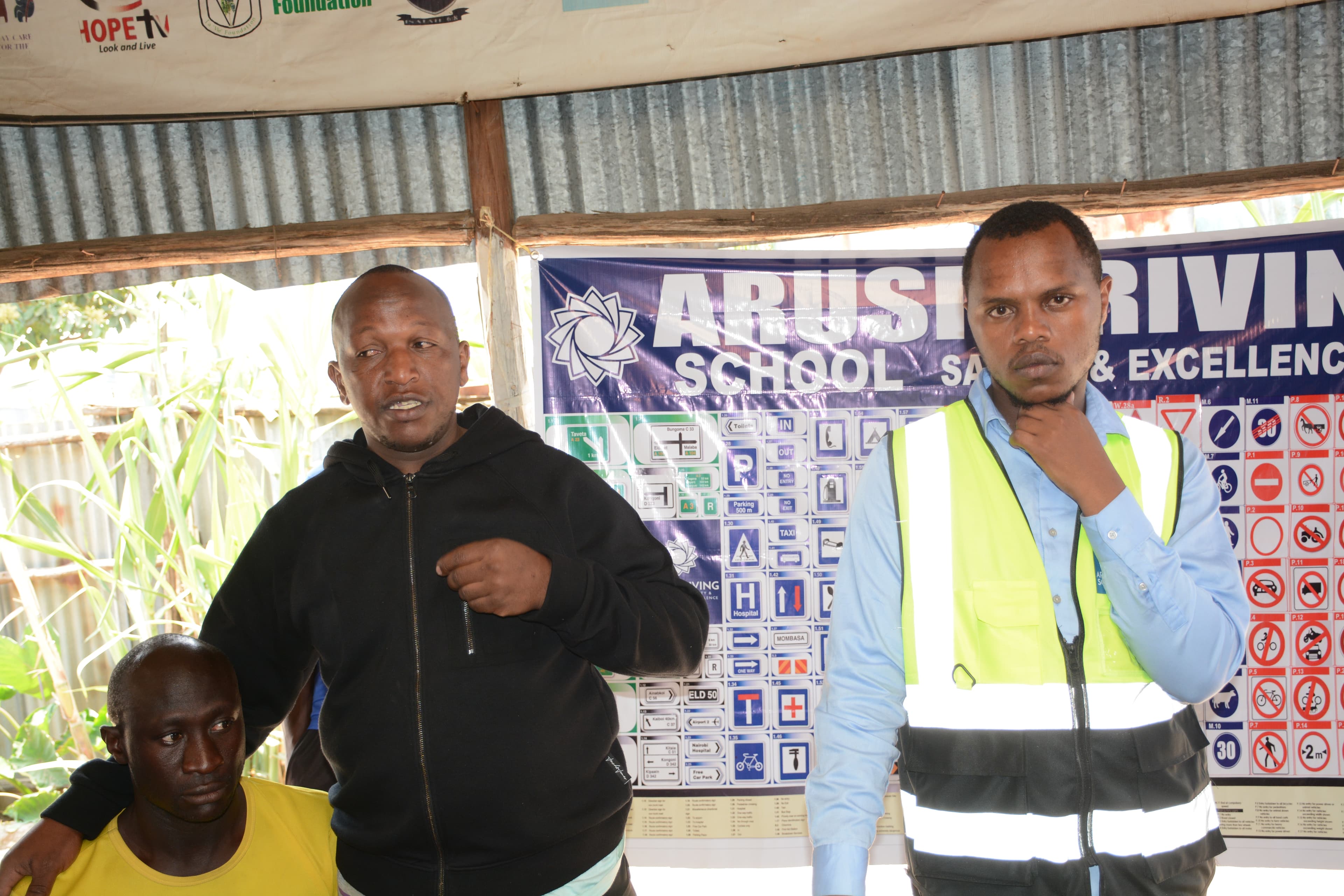 ARUSi instructor at the ARUSi Driving School training centre in Riruta, Kenya.