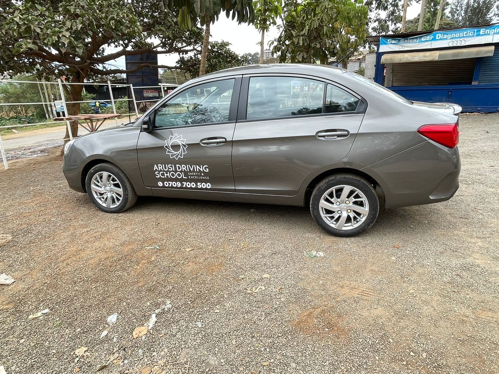 ARUSi Driving School on-road training in progress.
